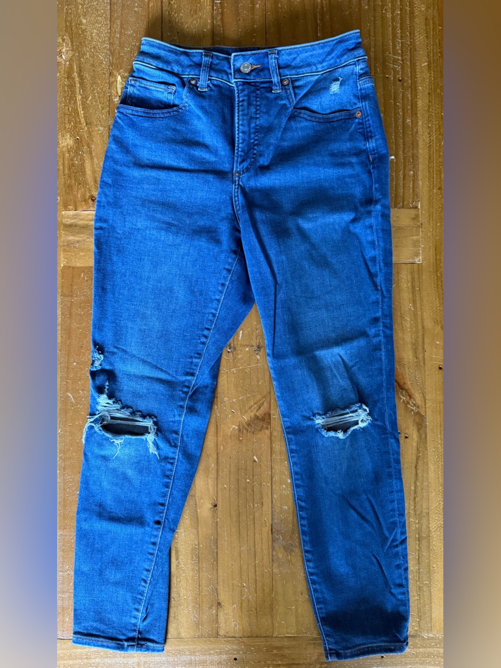 EXPRESS Curvy Skinny High Mid jeans